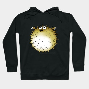 funny puffer fish Hoodie